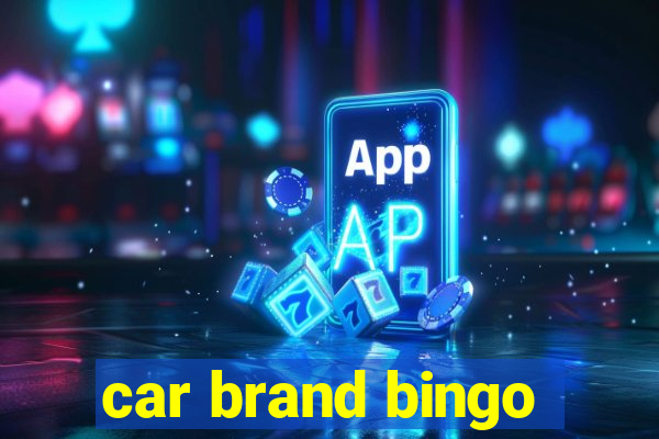 car brand bingo