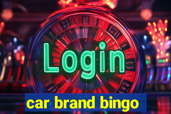 car brand bingo