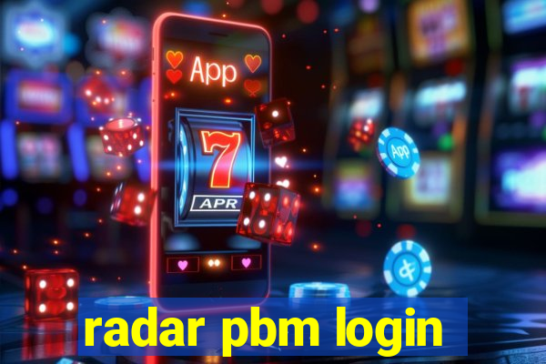 radar pbm login