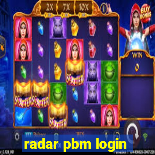 radar pbm login