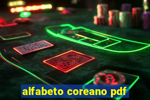 alfabeto coreano pdf