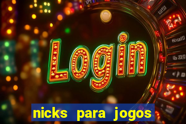 nicks para jogos de tiro