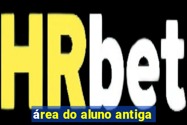 área do aluno antiga