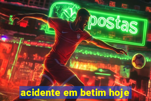 acidente em betim hoje