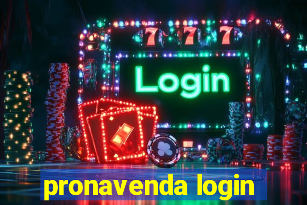 pronavenda login