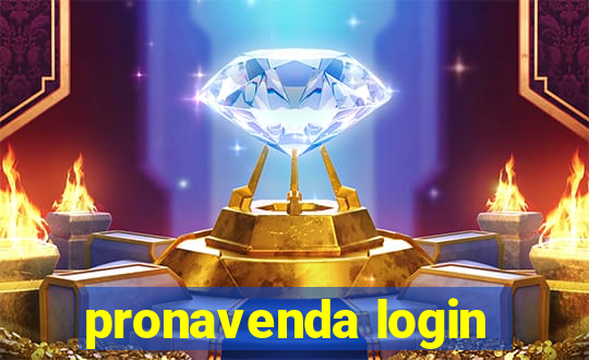 pronavenda login