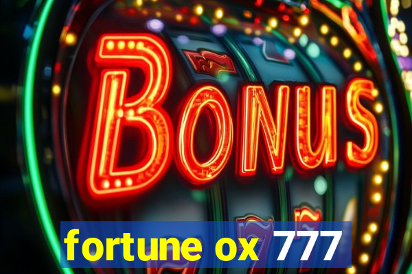 fortune ox 777