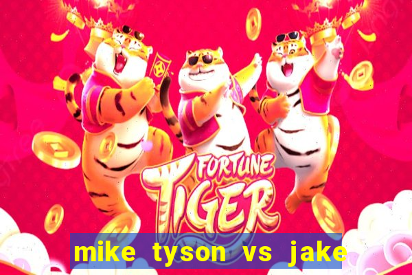 mike tyson vs jake paul assistir online