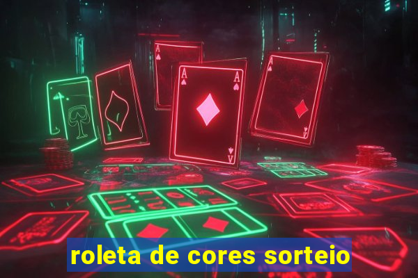 roleta de cores sorteio