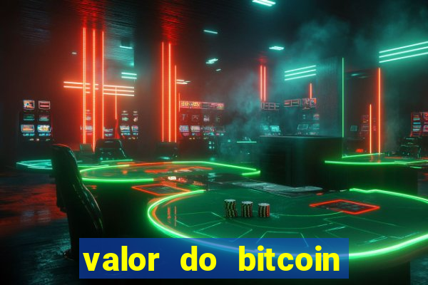 valor do bitcoin em 2020