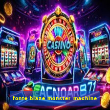 fonte blaze monster machine