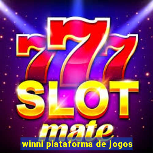 winni plataforma de jogos