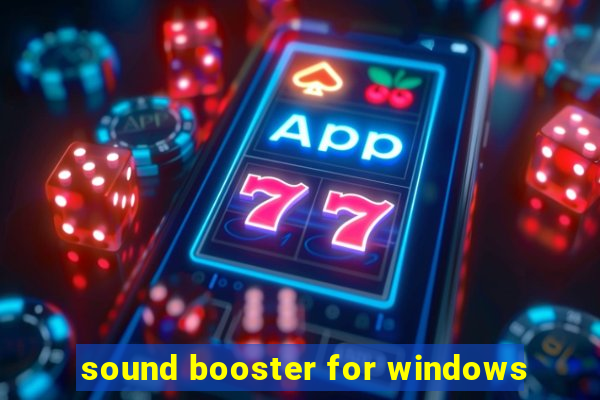 sound booster for windows