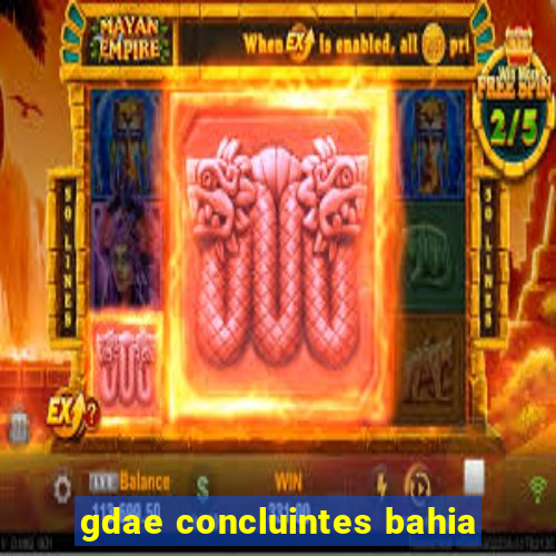 gdae concluintes bahia