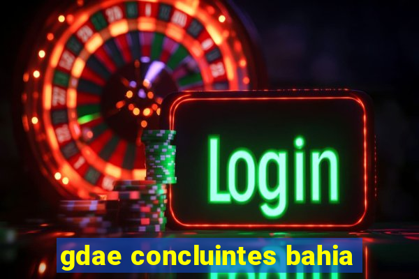 gdae concluintes bahia