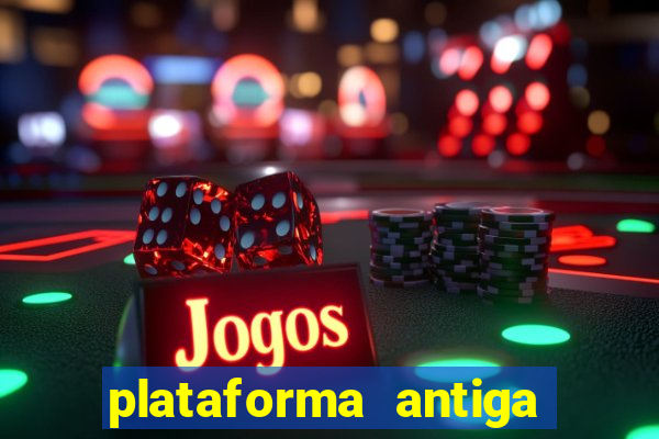 plataforma antiga de jogos