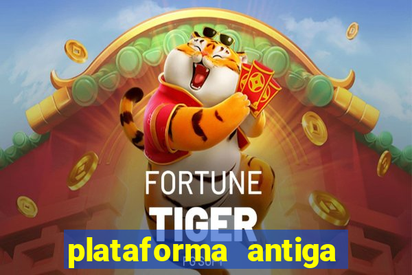 plataforma antiga de jogos