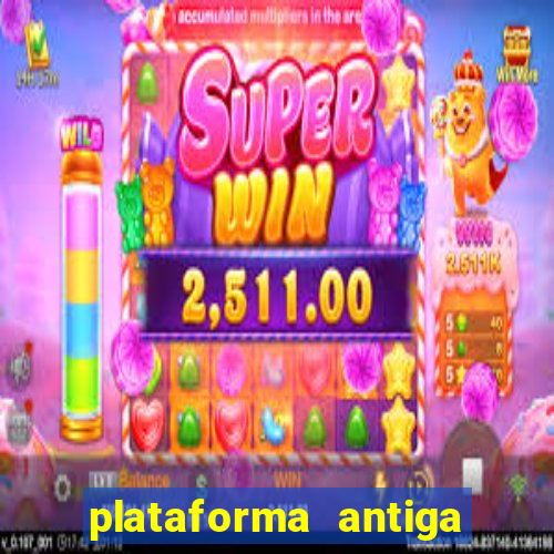 plataforma antiga de jogos