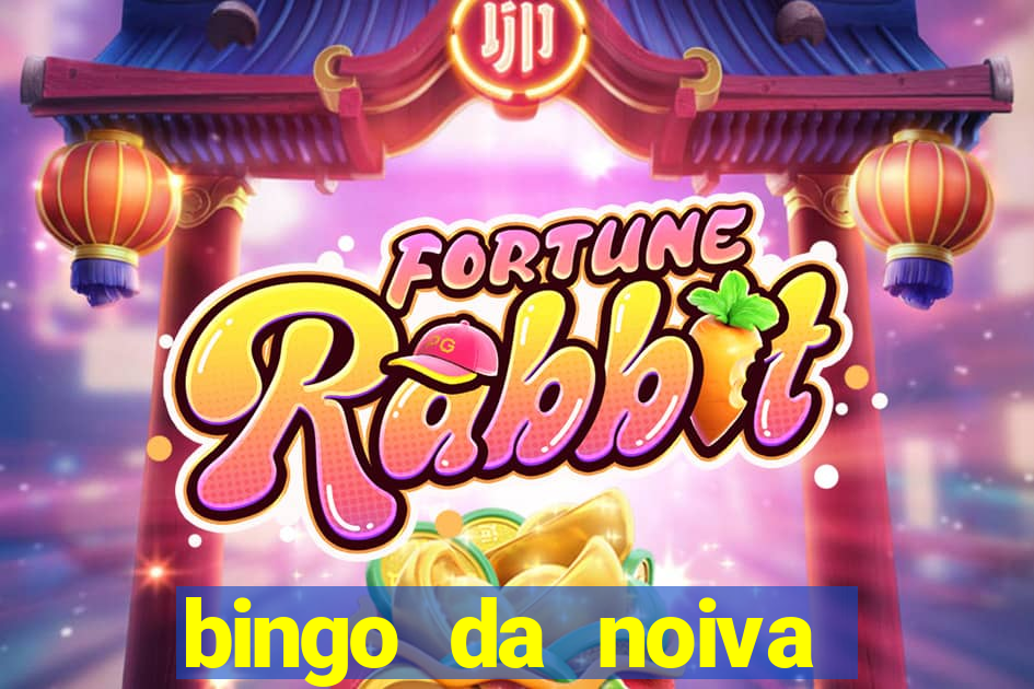 bingo da noiva para imprimir