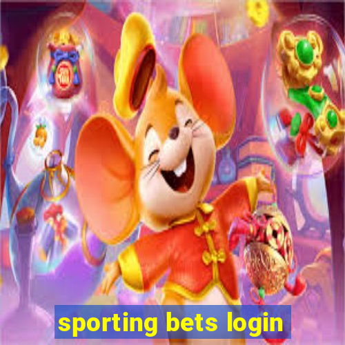 sporting bets login