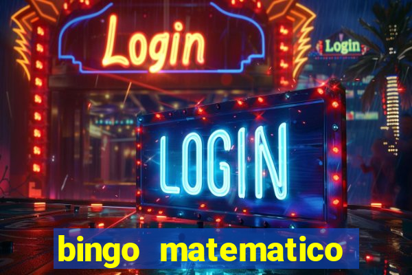 bingo matematico para ensino medio