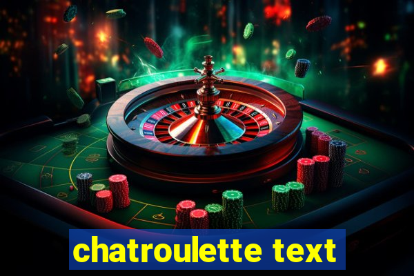 chatroulette text