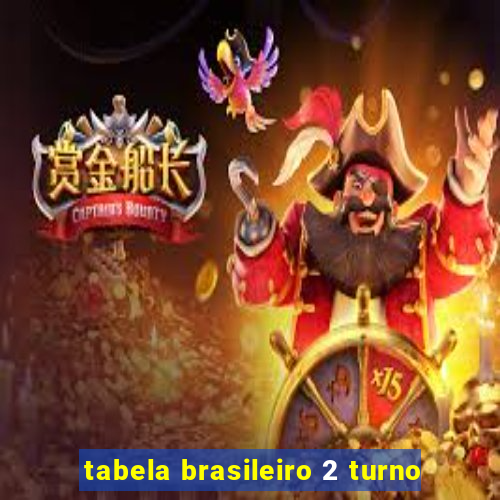 tabela brasileiro 2 turno