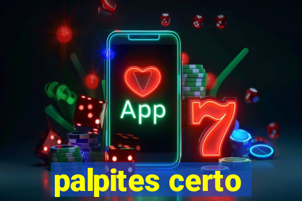 palpites certo