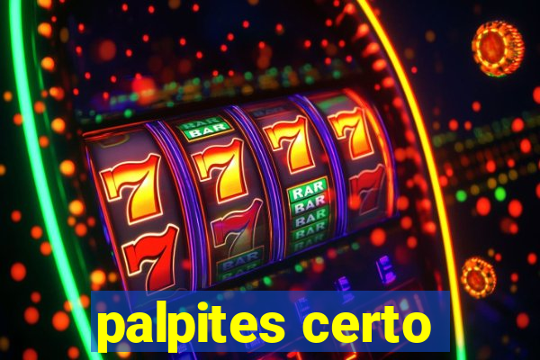 palpites certo