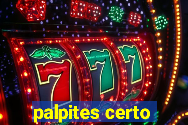 palpites certo