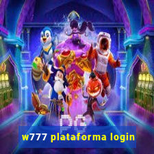 w777 plataforma login