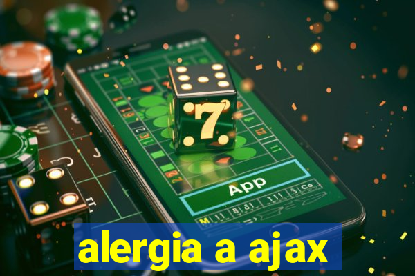 alergia a ajax