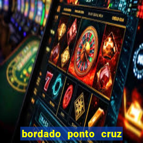 bordado ponto cruz do corinthians