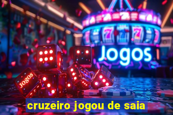 cruzeiro jogou de saia