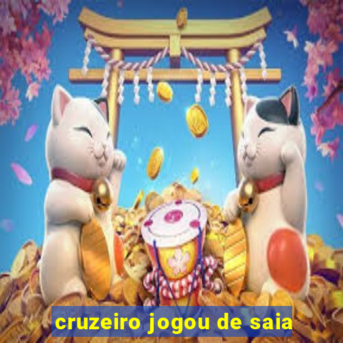 cruzeiro jogou de saia