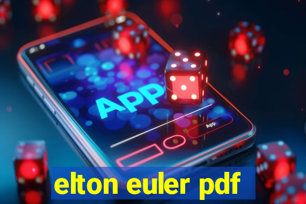 elton euler pdf