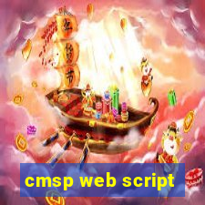 cmsp web script