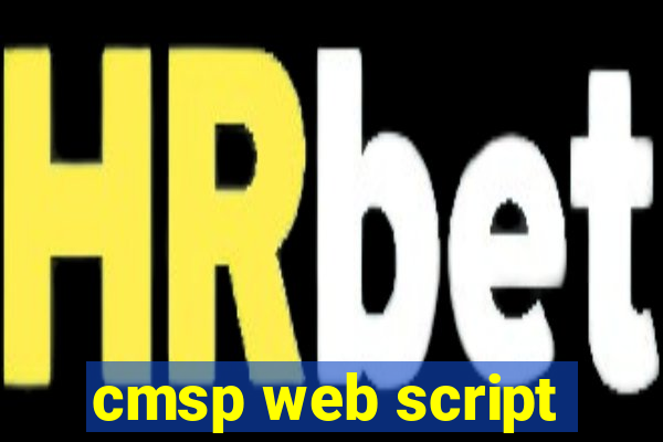 cmsp web script