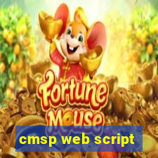 cmsp web script