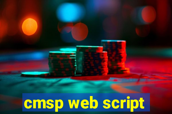 cmsp web script