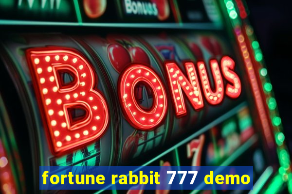 fortune rabbit 777 demo