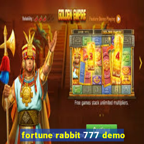 fortune rabbit 777 demo