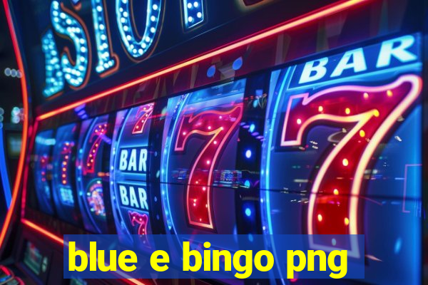 blue e bingo png