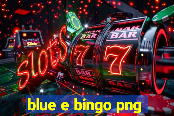 blue e bingo png