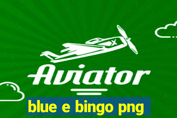 blue e bingo png