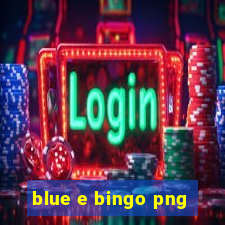 blue e bingo png