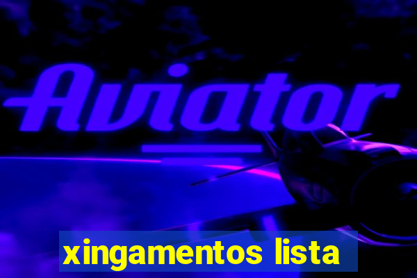 xingamentos lista