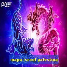 mapa israel palestina