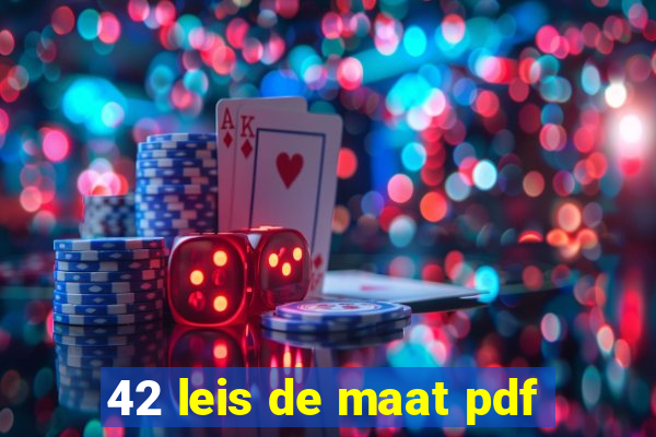 42 leis de maat pdf