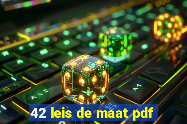 42 leis de maat pdf